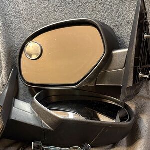 Black Car Side Mirror